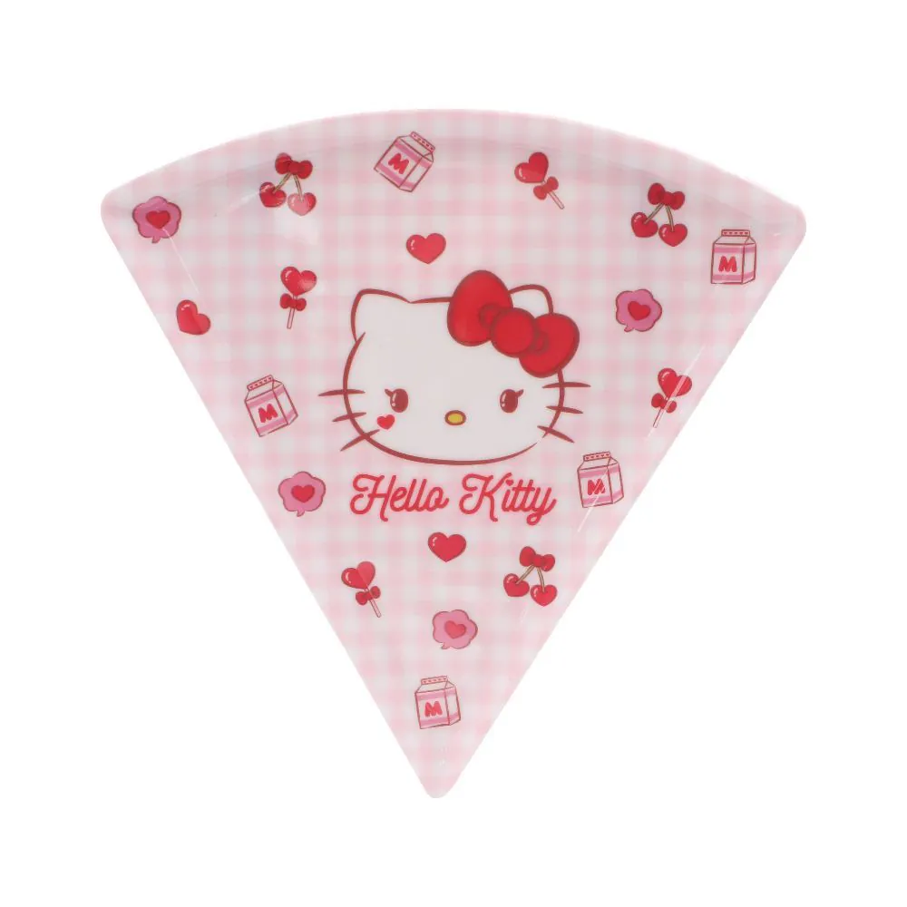 Prato Pizza Melamina Sanrio Hello Kitty - 22Cm