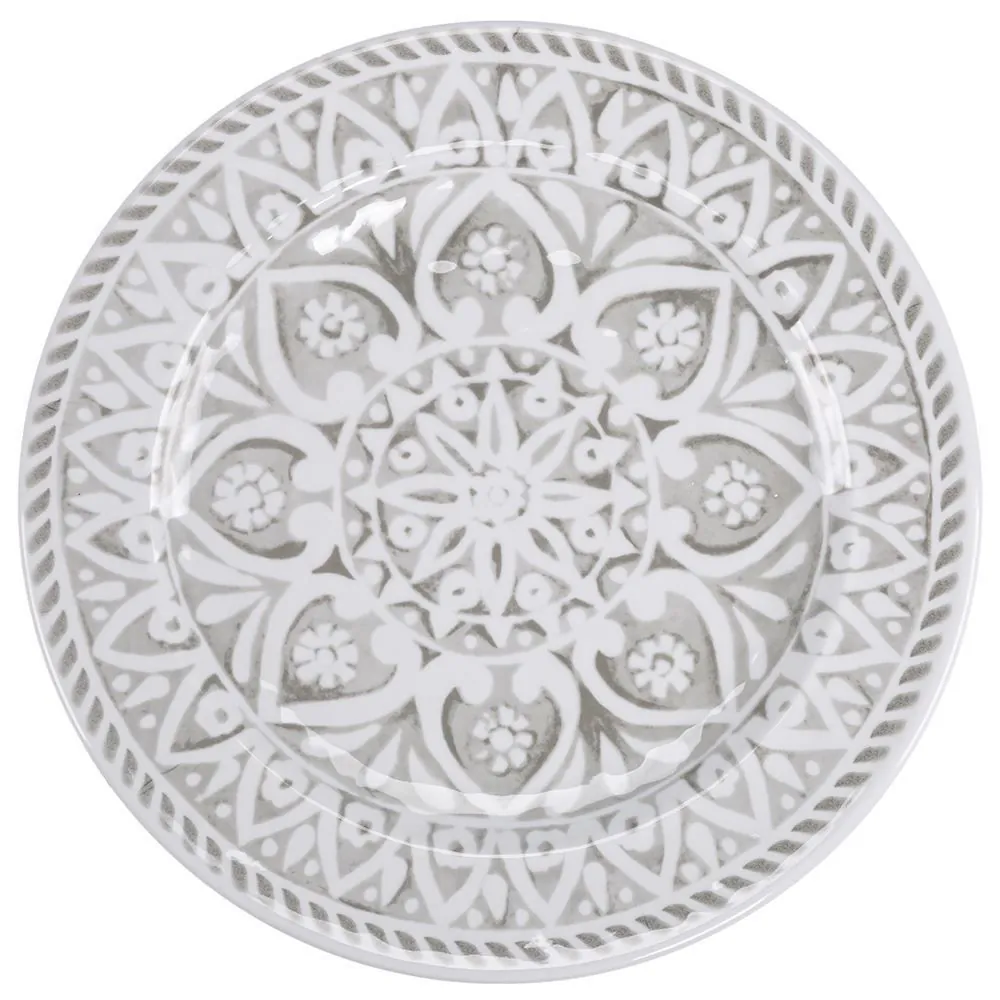 Prato Raso Melamina 28Cm - Boho