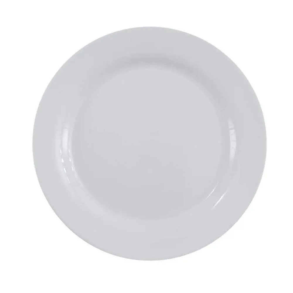 Prato Raso Opaline Menu Nadir 24Cm - Branco