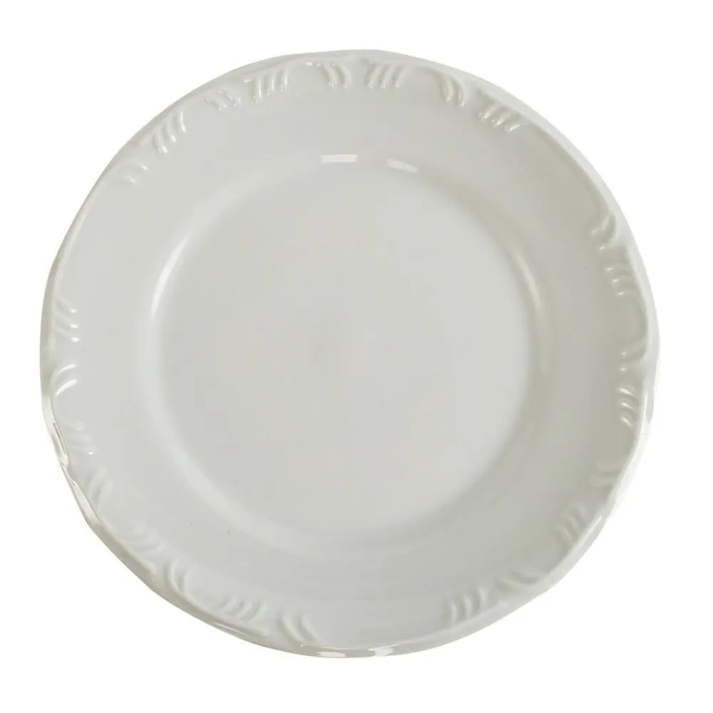 Prato Raso Porcelana Pomerode Schmidt 26 Cm - Branco