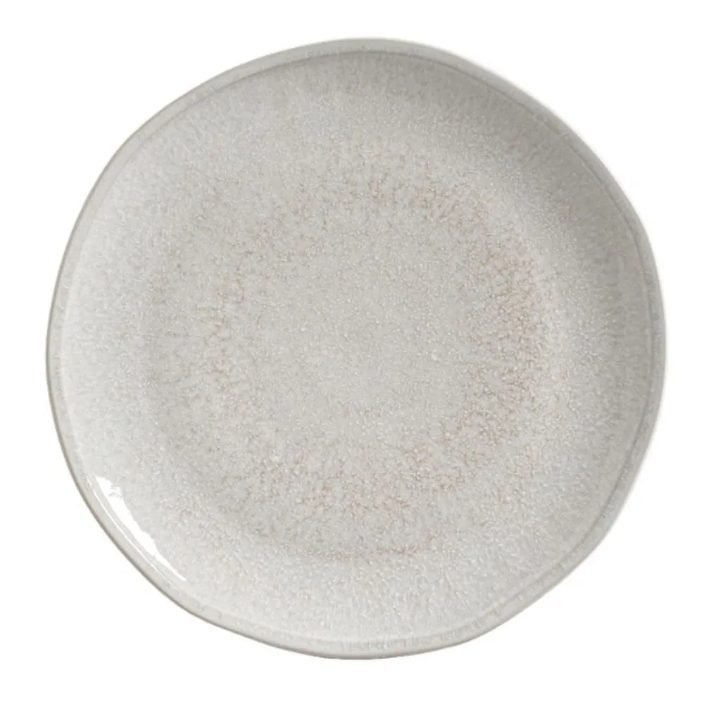 Prato Raso Stoneware Areia Porto Brasil 25Cm - Daily
