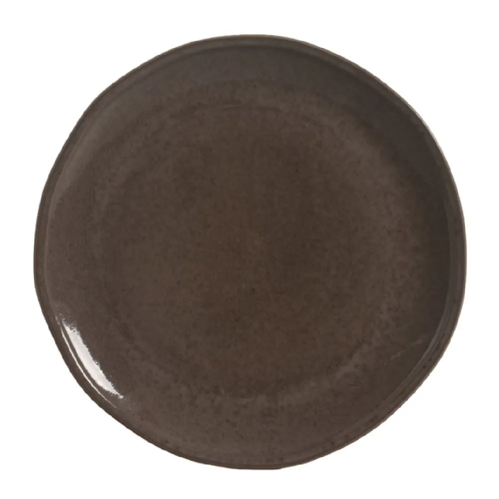 Prato Raso Stoneware Terra Porto Brasil 25Cm - Daily