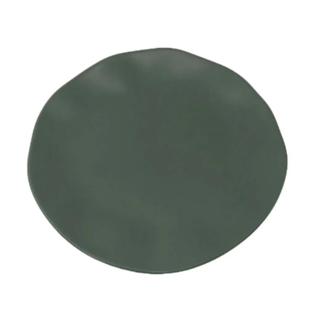 Prato Sobremesa Melamina Verde - 21,6cm