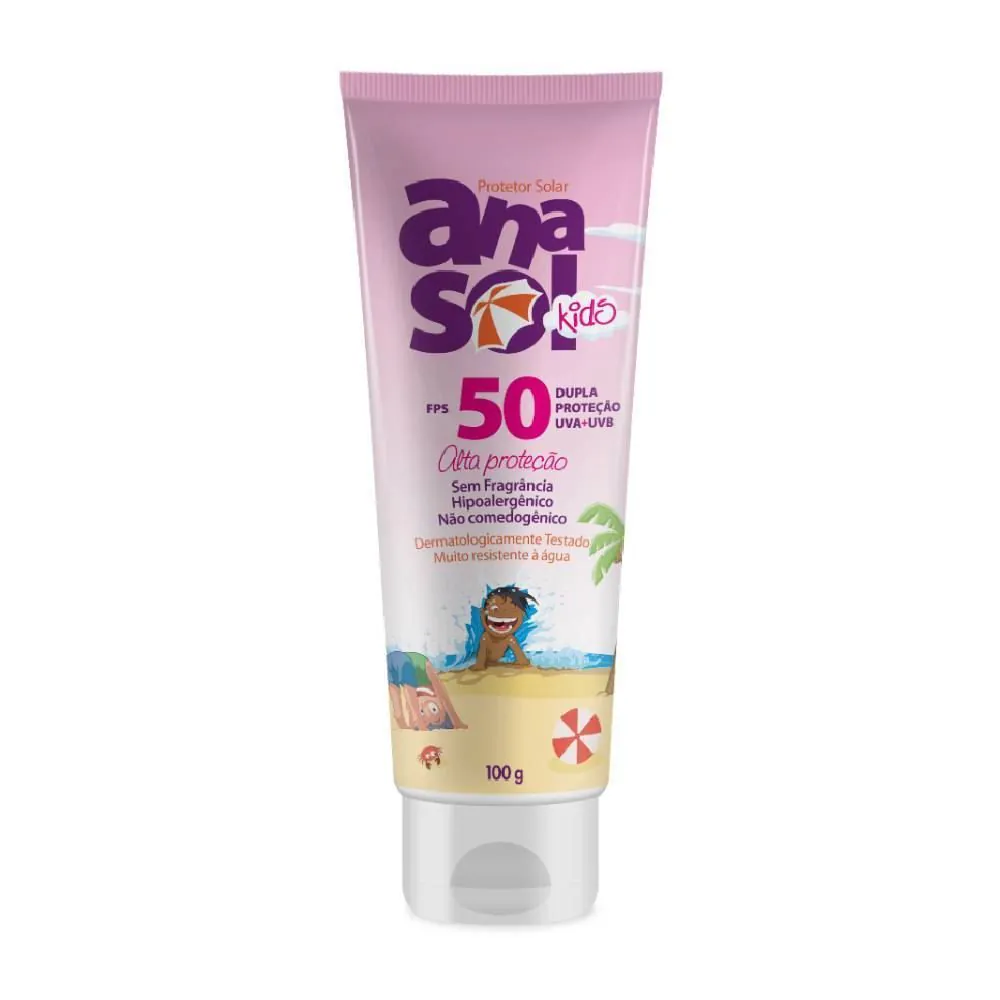 Protetor Solar Infantil Fps 50 Anasol - 100g