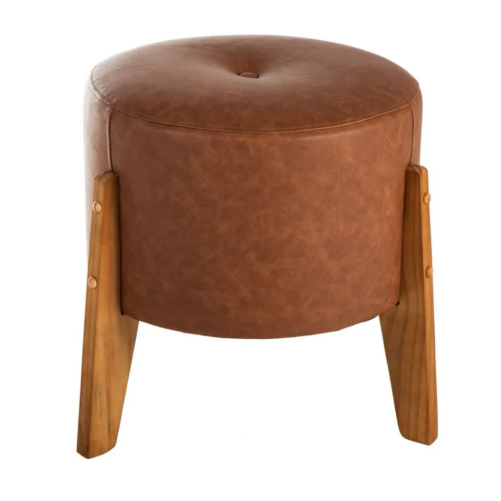 Puff Texas Decorativo - Marrom