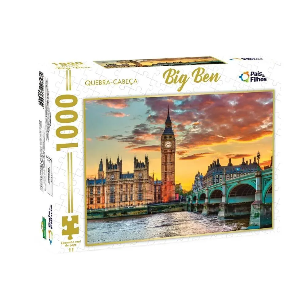 Quebra-Cabeça 1000 Peças Big Ben Premium Gala - 10757