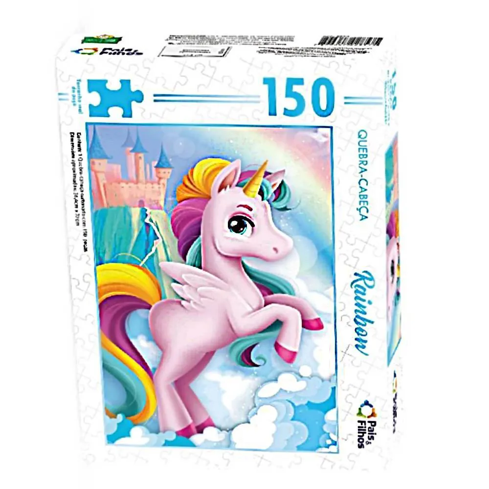 Quebra Cabeça 150 Peças Rainbow Pais e Filhos - 2976