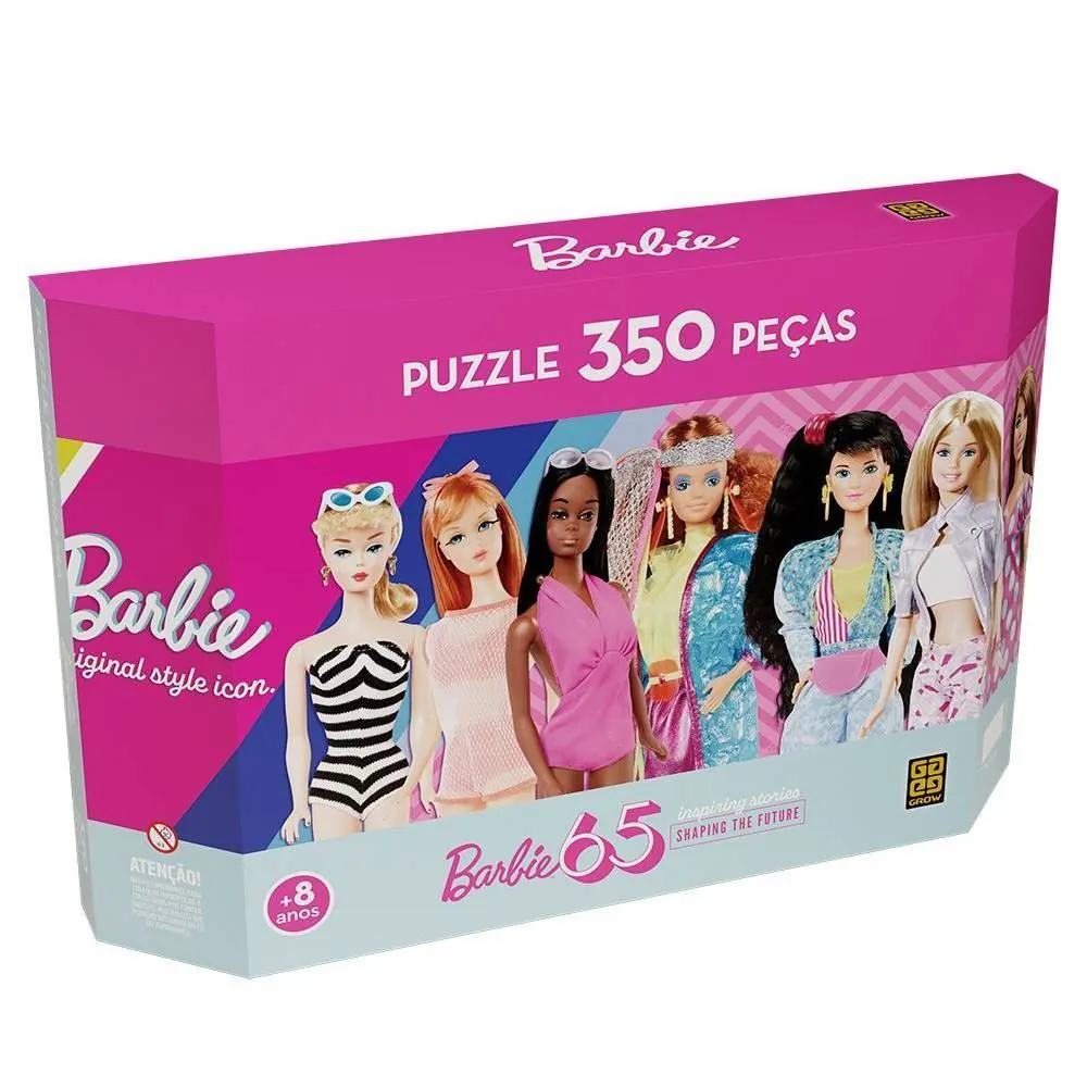Quebra Cabeça Panorama Barbie 350 Peças Grow - 04566