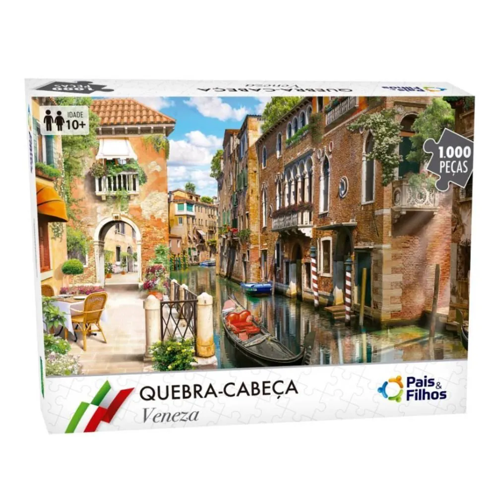 Quebra-Cabeça Veneza 1000 Peças Pais & Filhos - 7266