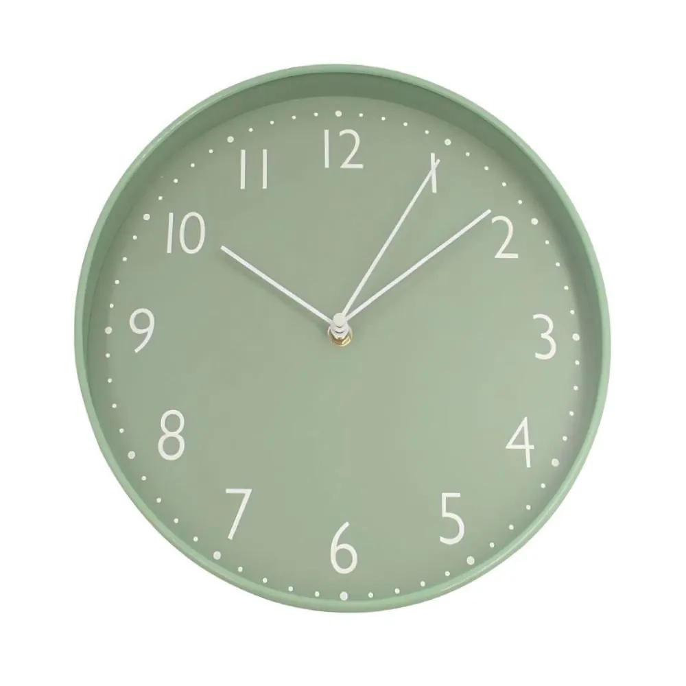 Relógio de Parede Verde - 30cm