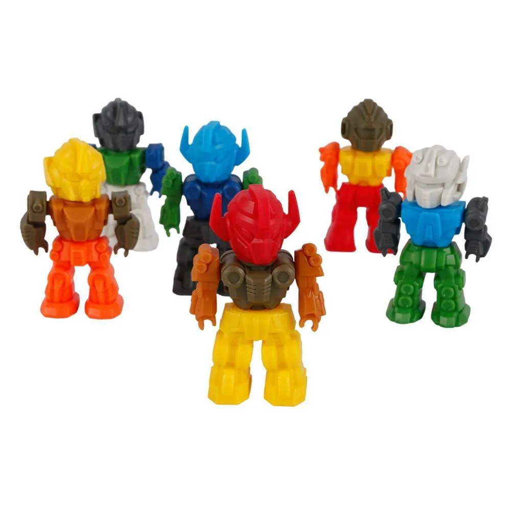Conjunto com 10 Bonecos Robôs Toys