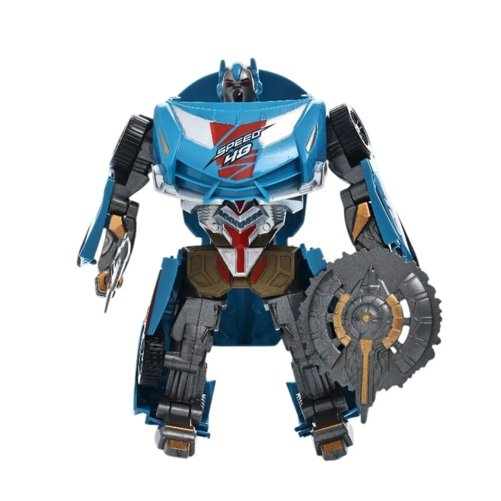 Robô Transformador Pequeno Azul Toys - HBR0365