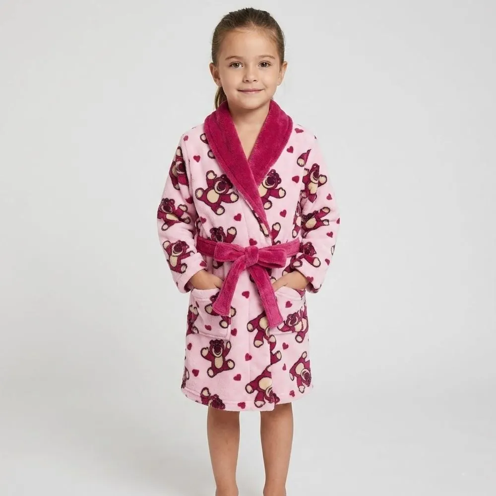 Roupão Infantil P Microfibra Disney - Lotso