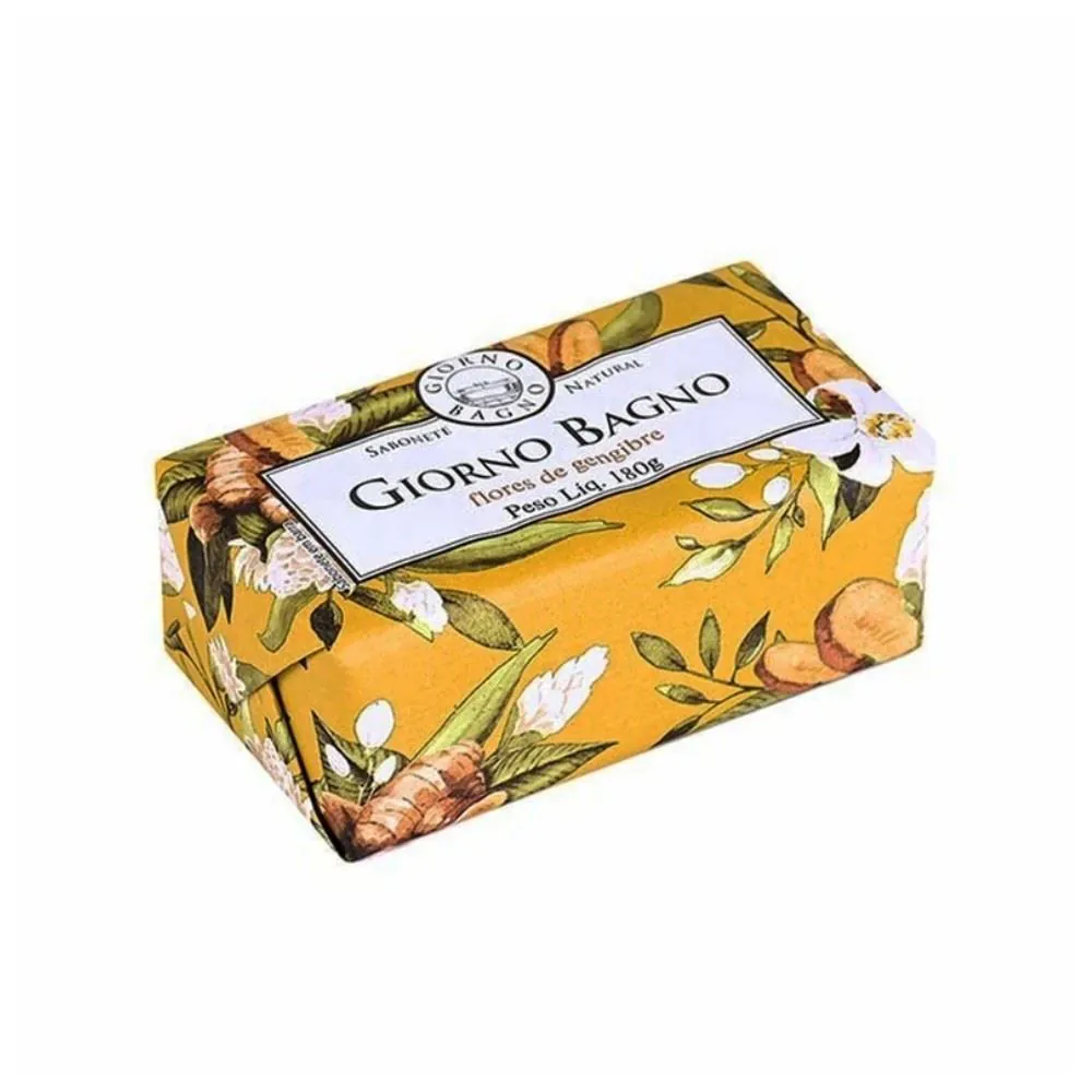 Sabonete Natural Giorno Bagno 180G - Flores de Gengibre