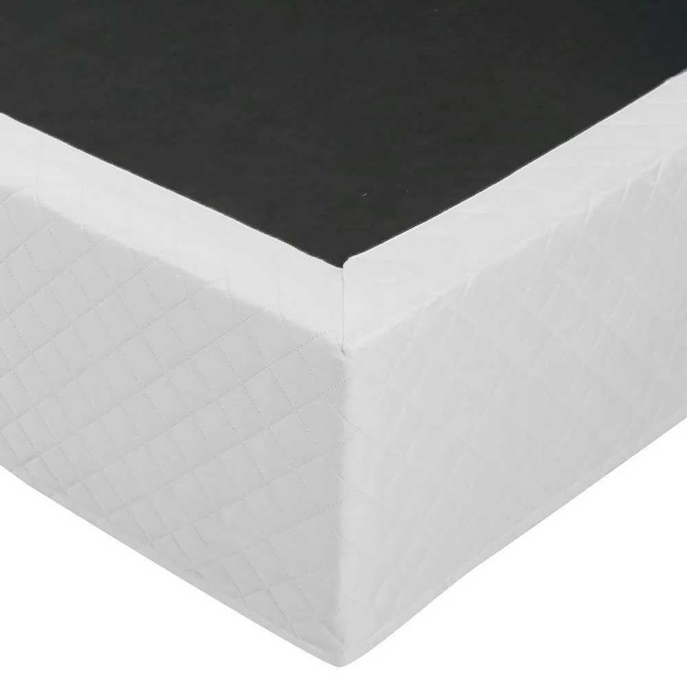 Saia para Cama Box King Metalada - Branco