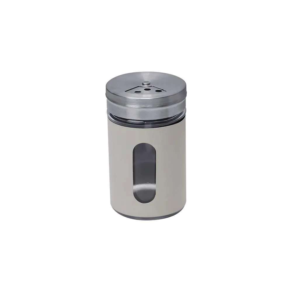 Saleiro de Vidro e Inox Malone Hauskraft - 80 Ml
