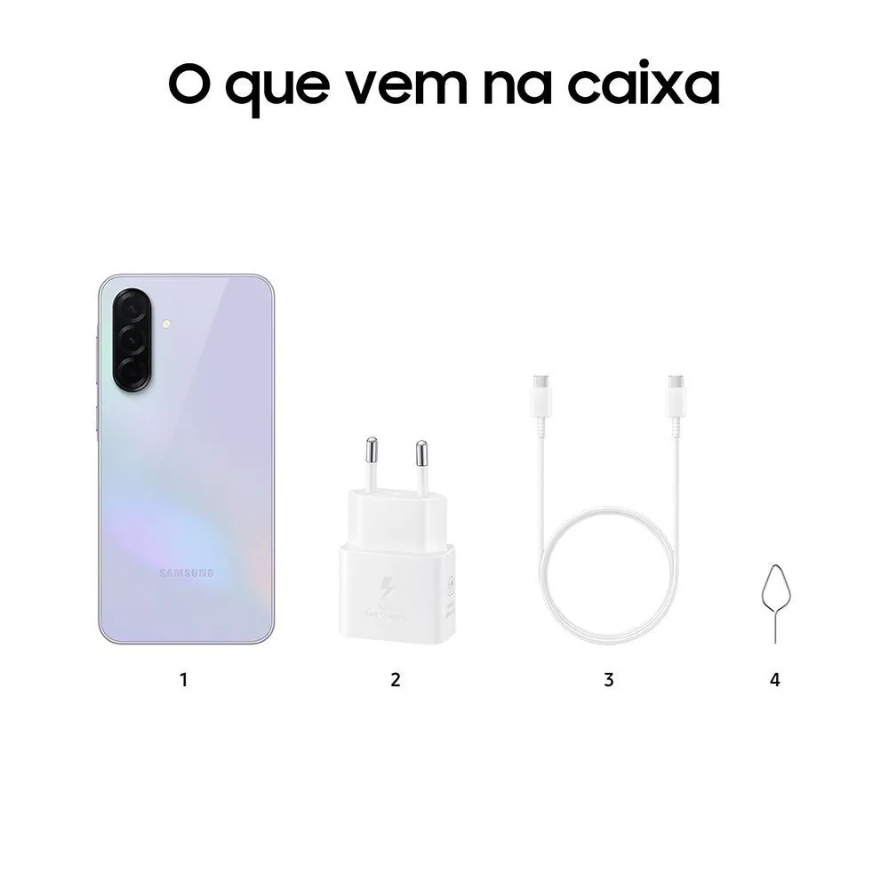 Samsung Galaxy A36 5G 128Gb 6Gb Câmera Tripla - Violeta