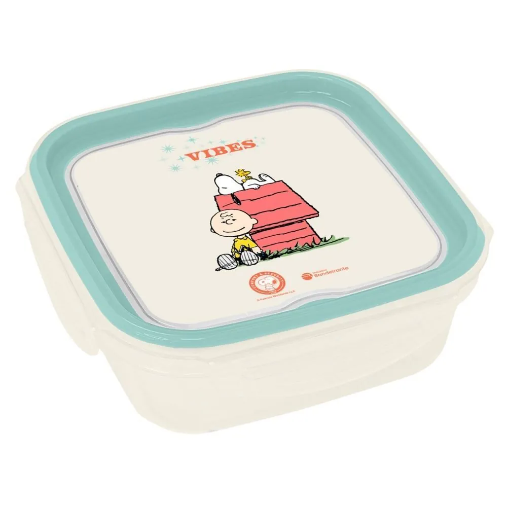 Sanduicheira com Trava 640Ml Bandierante - Snoopy