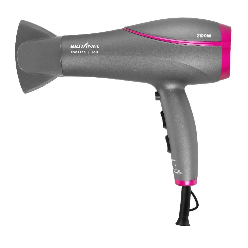 Secador de Cabelos Britânia Bivolt 2100W Bsc2200