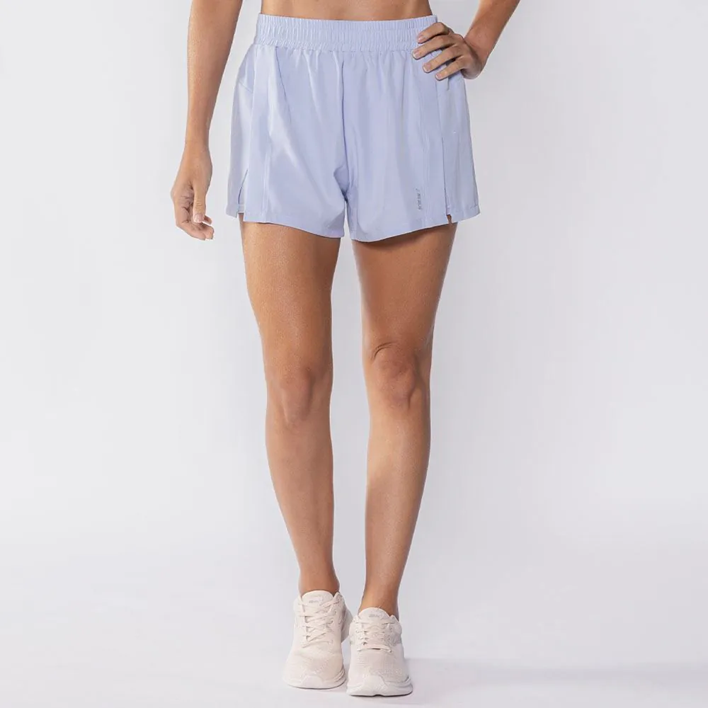 Short Fitness Feminino Duplo Tactel Scream Azul 15-3915