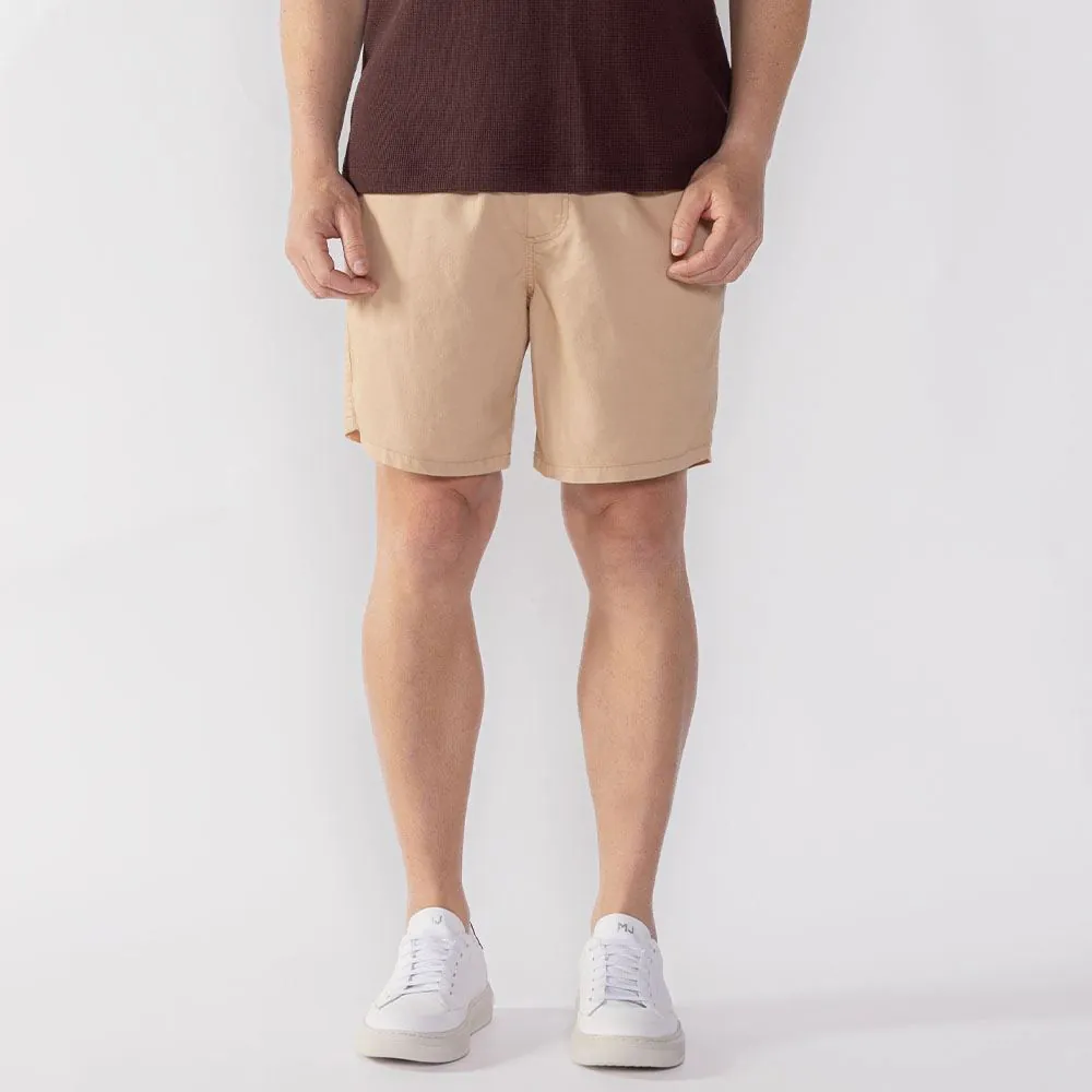 Short Masculino com Elástico Thing Caqui
