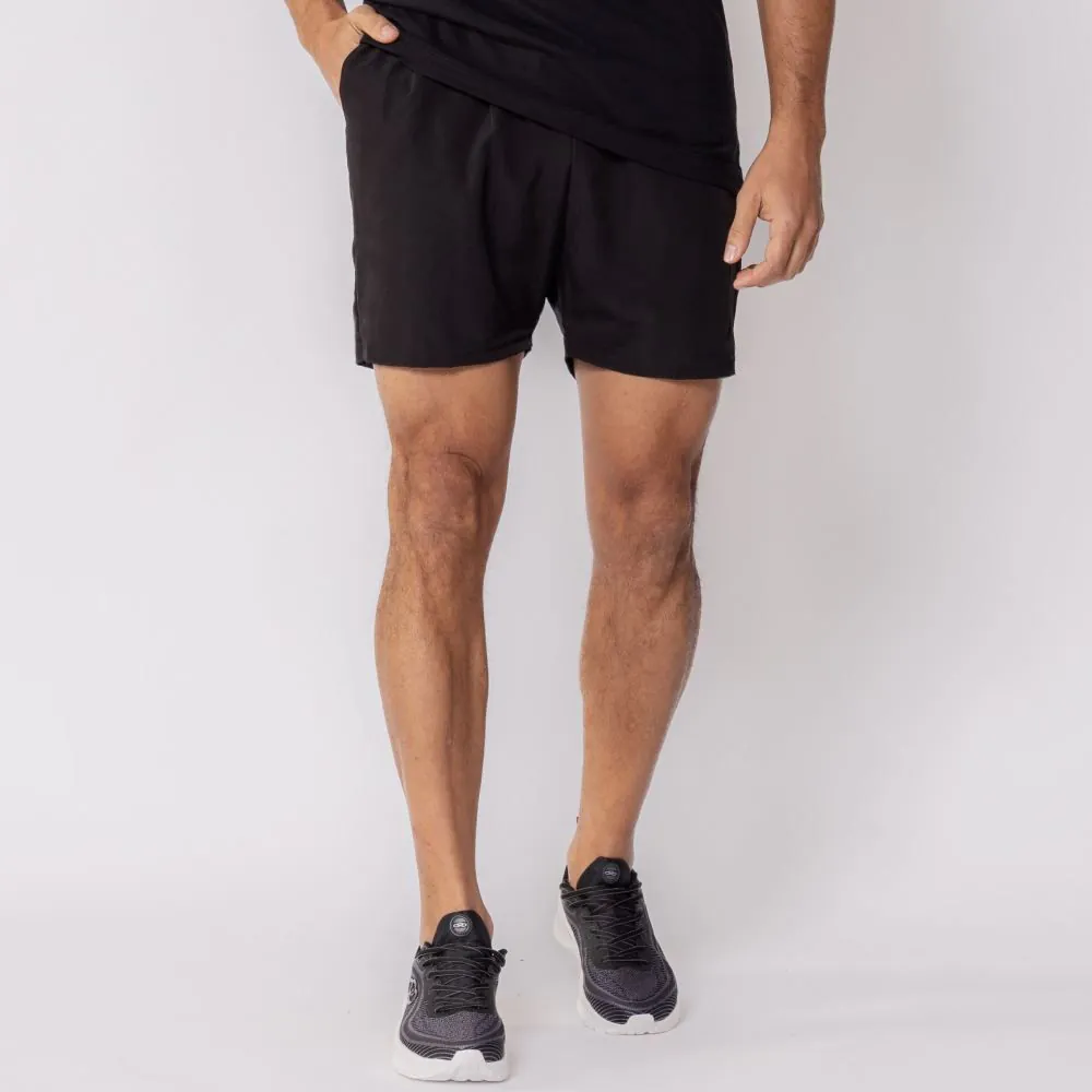 Shorts Esportivo Masculino de Tactel Scream Preto