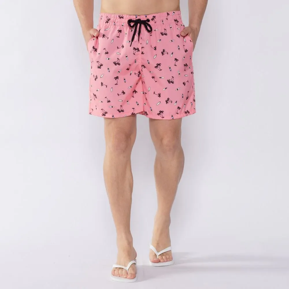 Shorts Tactel Estampado Marc Alain Black25-11