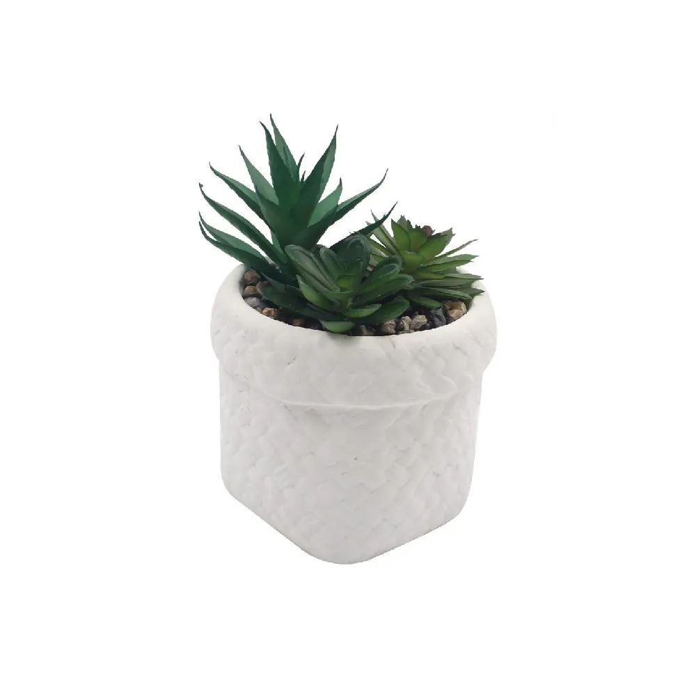 Suculenta Artificial Vaso de Cimento 14,5Cm - Sortido