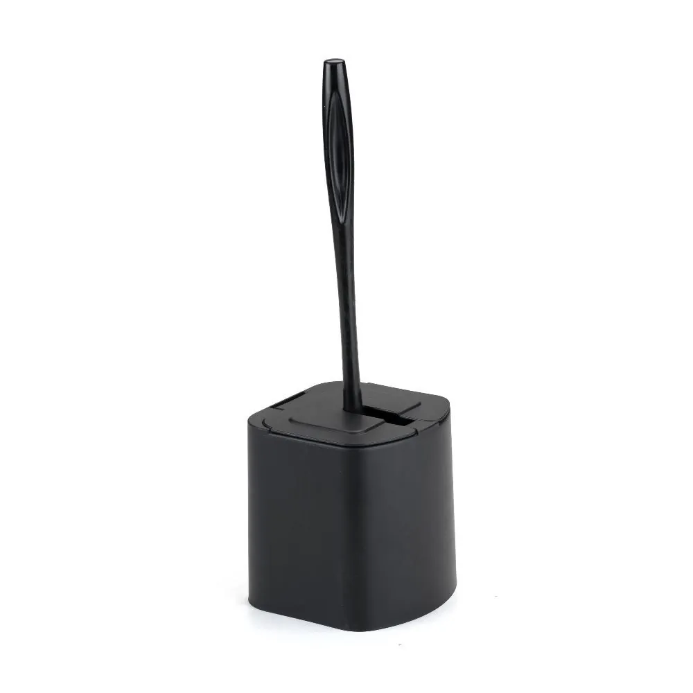 Suporte de Escova Sanitária Quadrado Arthi - Preto
