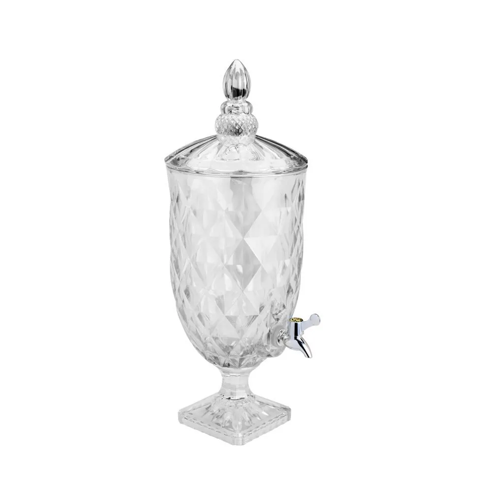 Suqueira de Vidro Diamond 4,7 Litros Lyor - Natural