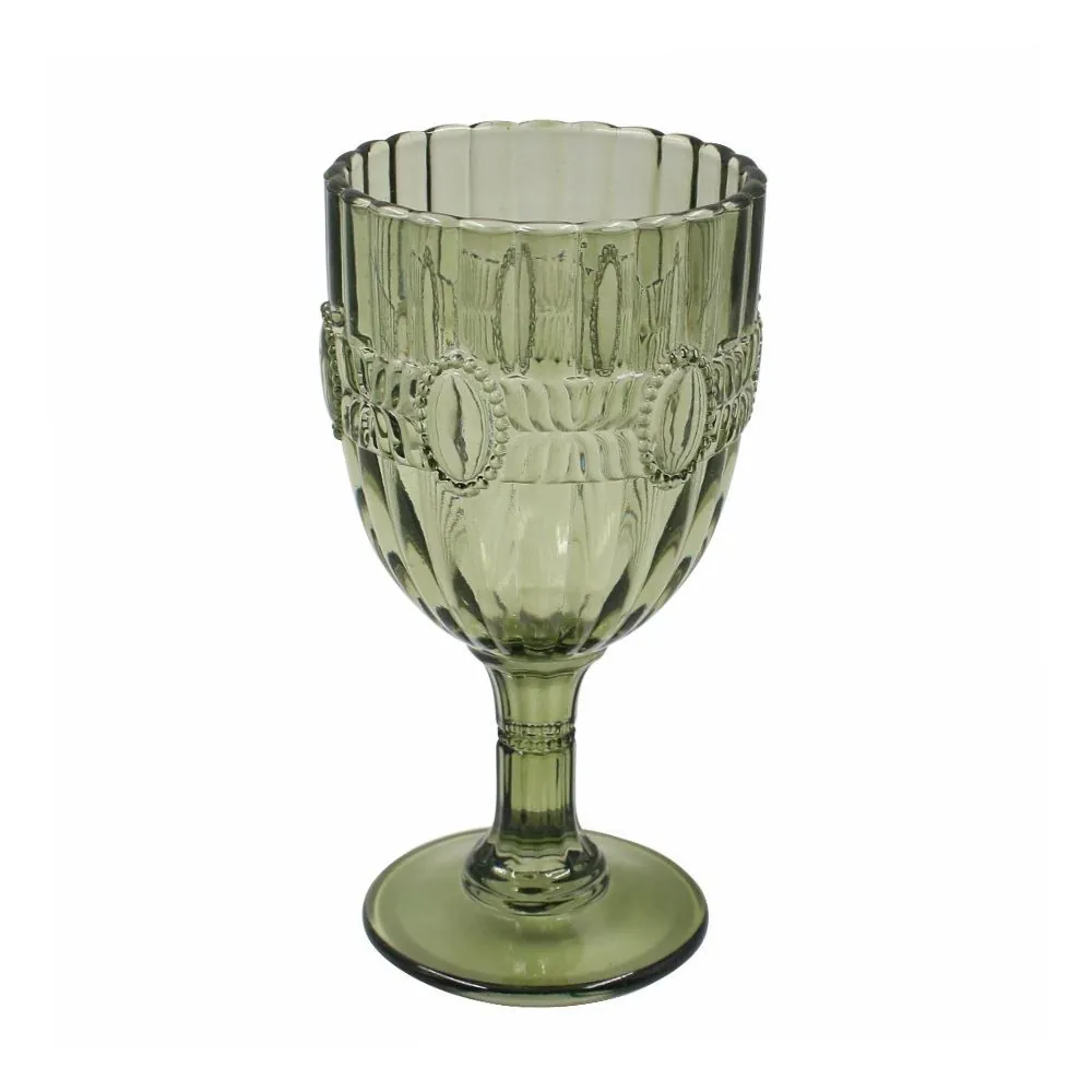 Taça de Vinho Safira Verde 345 ml