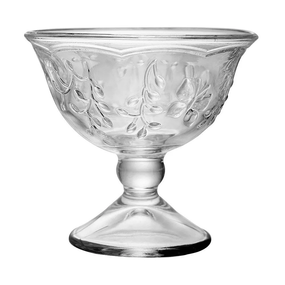 Taça para Sobremesa em Vidro New Butterfly 225Ml Lyor - Transparente