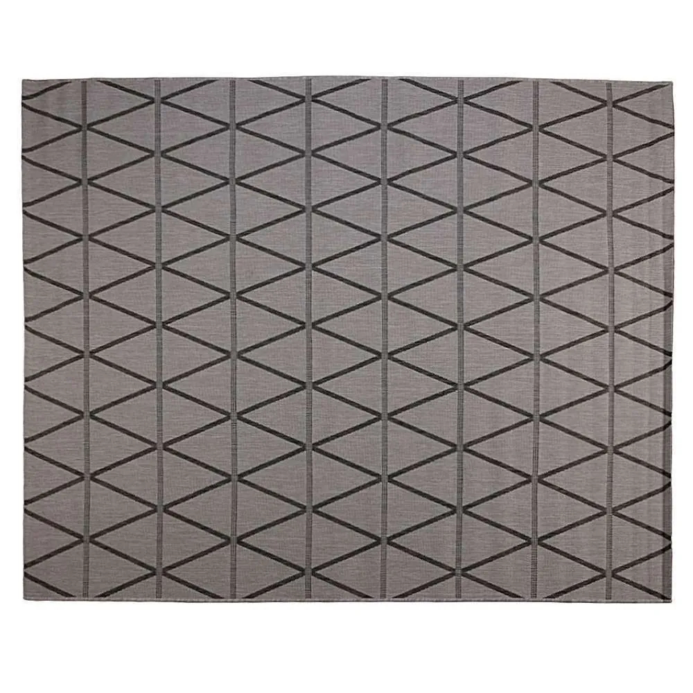 Tapete para Quarto e Sala 2,00X2,50 m Amazonas Sisal - Grafite Cinza