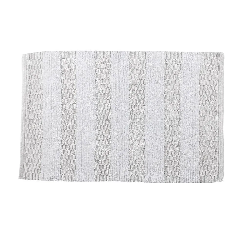 Tapete para Banheiro 50X80 Allure Cm - Branco Neve