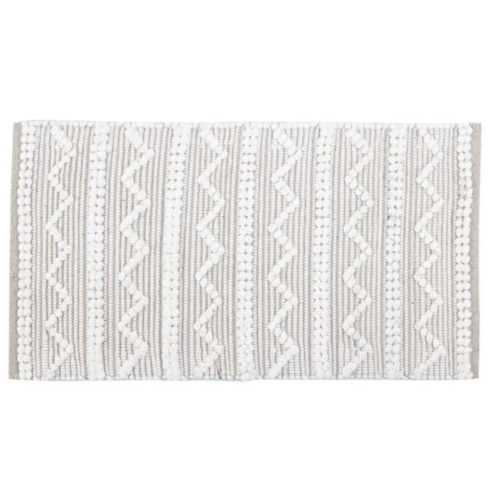 Tapete para Quarto e Sala 50X80 cm Angra - Branco Neve
