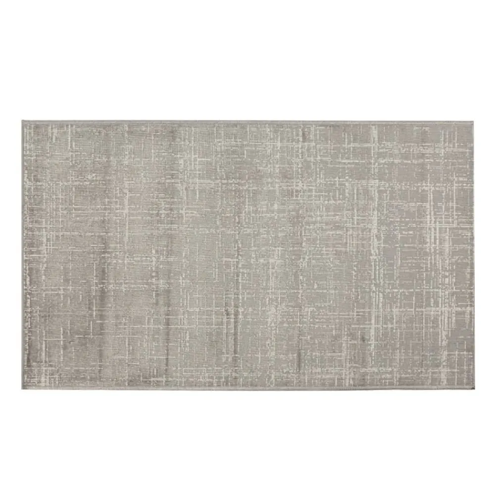 Tapete para Quarto e Sala 60Cm X 1,00M Belga - Linho Cinza