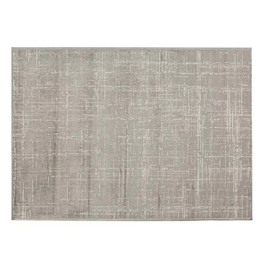 Tapete para Quarto Ou Sala 2,00X2,80 m Belga - Linho Cinza e Bege