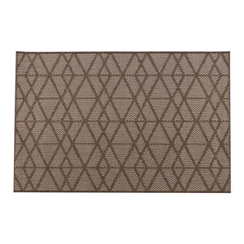 Tapete para Cozinha 1,00X1,50 M Cancun Sisal - Montanez Bege e Marrom Claro