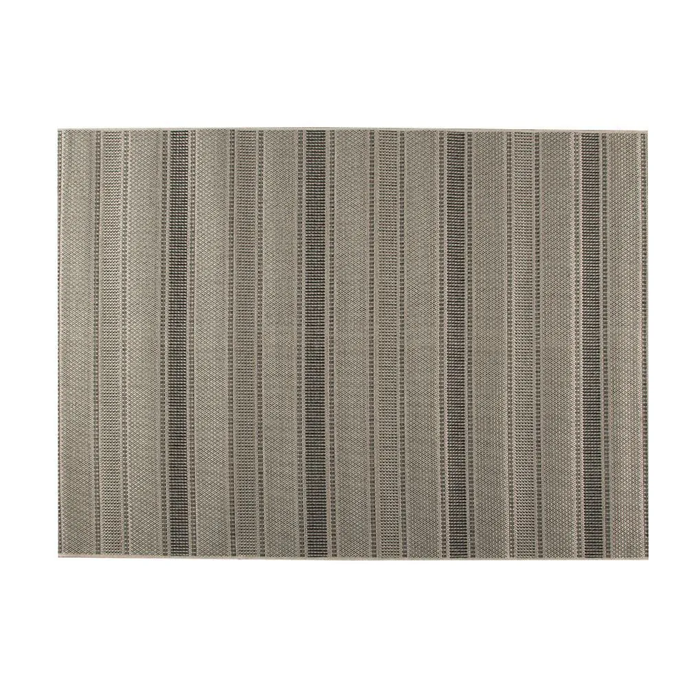 Tapete para Quarto e Sala 1,33X1,90 M Cancun Sisal - Traços Chumbo