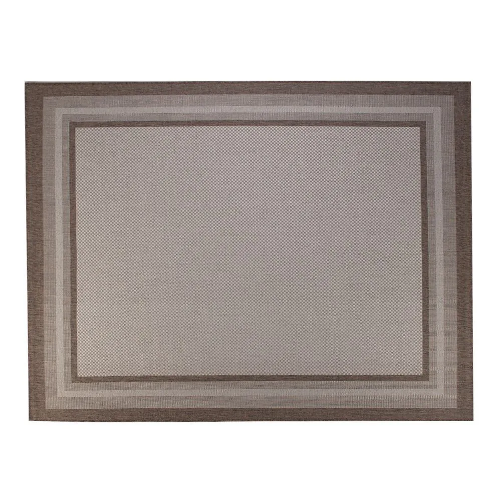 Tapete para Quarto e Sala 2,00X2,50 m Cancun Sisal - Bordas Marrom