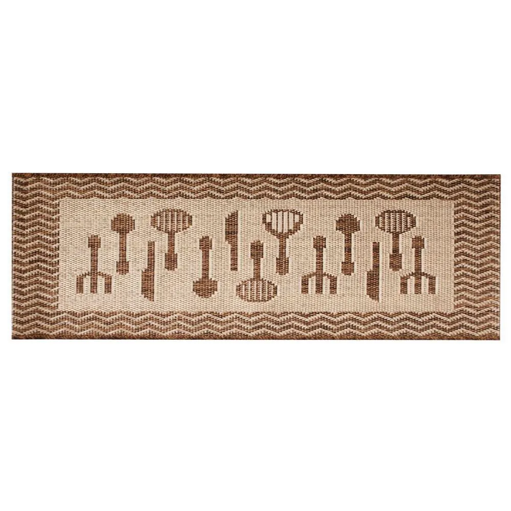 Tapete Cancun 50X1,20M Sisal - Marrom Talheres