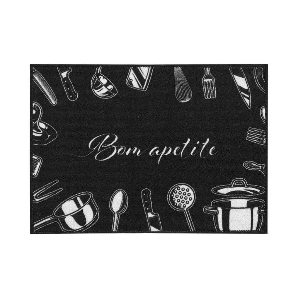 Tapete para Cozinha Gourmet 50X70 Cm - Bom Apetite