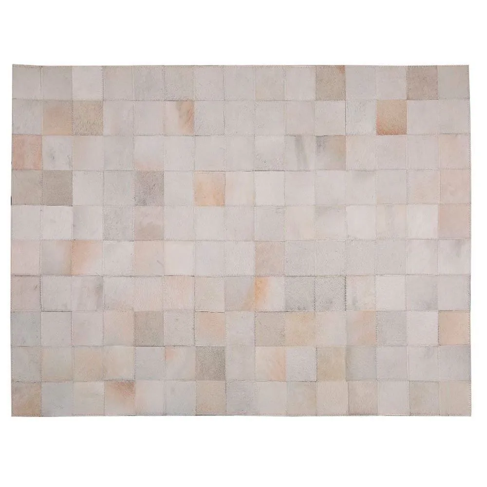 Tapete para Quarto e Sala de Couro Texas 2,50X3,00 m - Off White