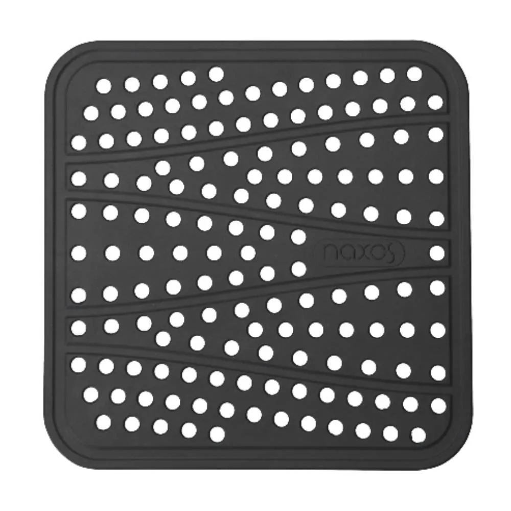 Tapete de Silicone Quadrado para Air Fryer 18,5Cm Naxos - Preto