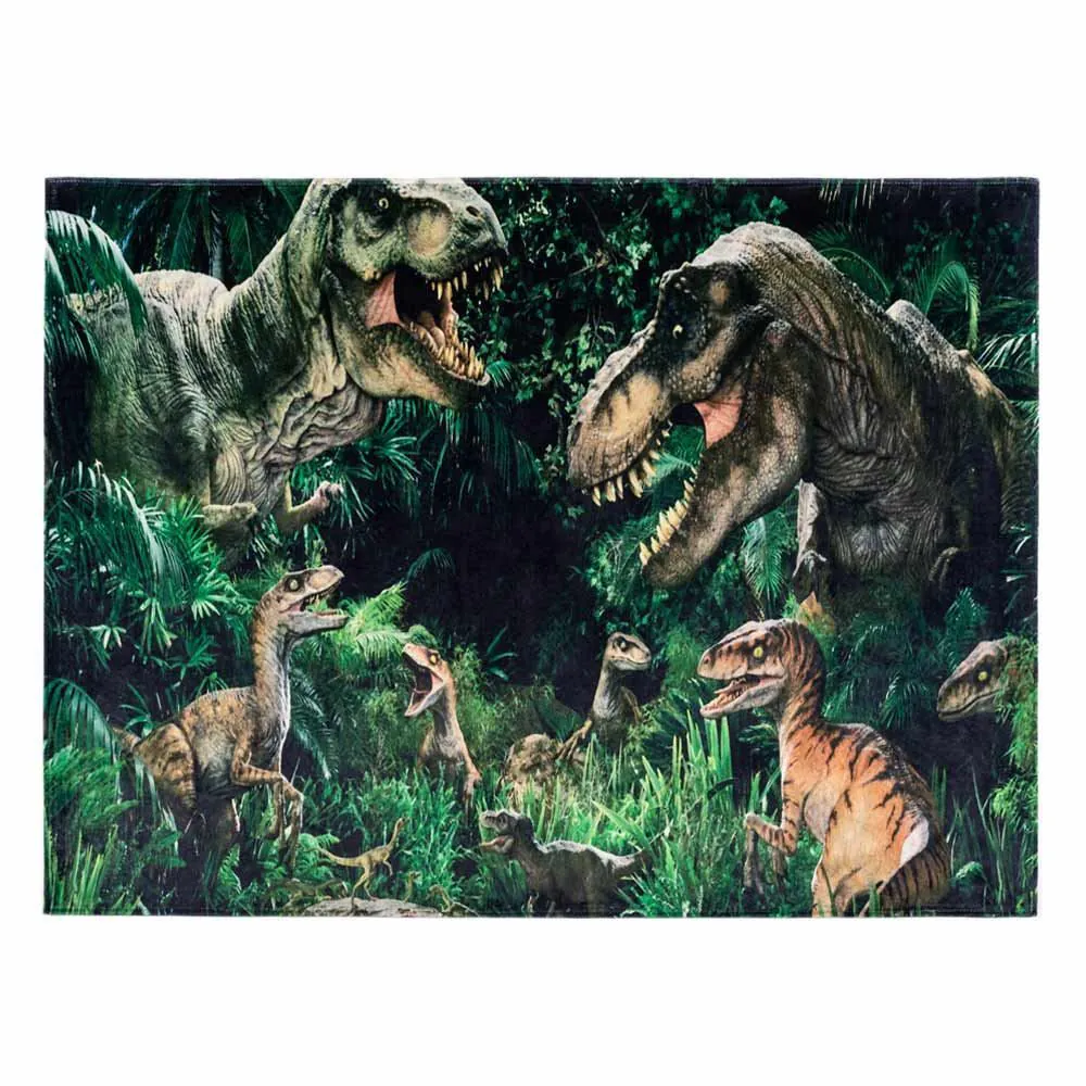 Tapete para Quarto Infantil 80X125 Cm - Dinossauros