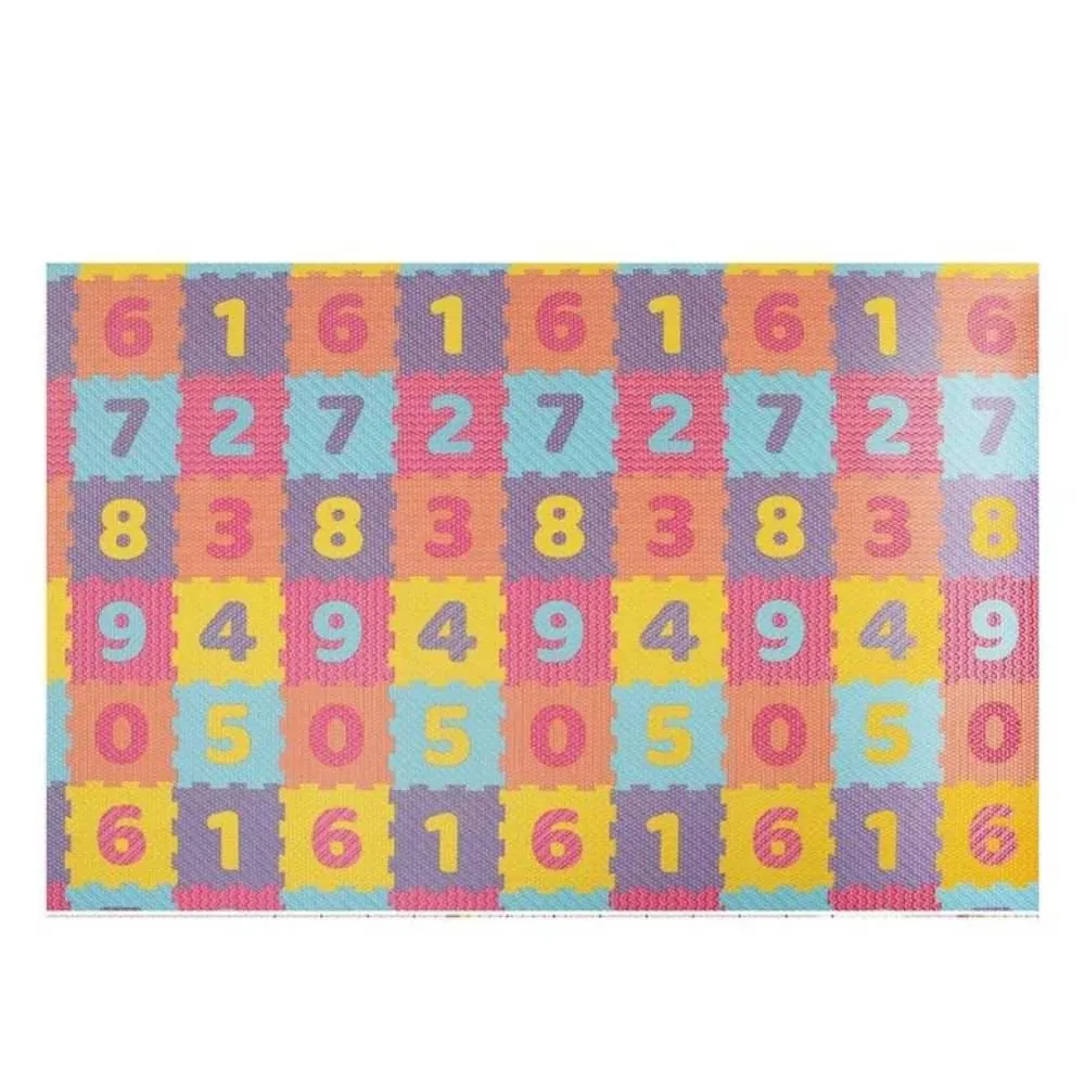 Tapete Infantil Brisa 1,00X1,30 m - Números Coloridos