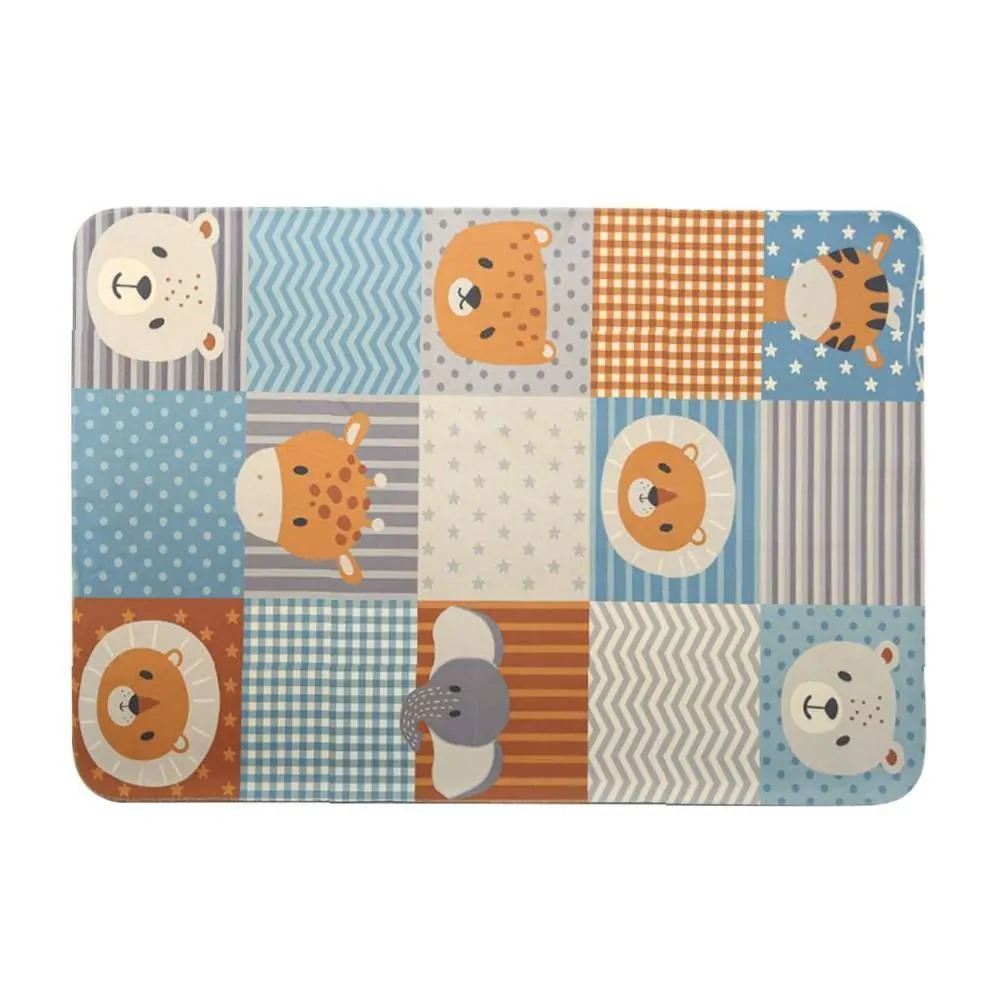 Tapete Infantil para Atividades Transfer - Bichinhos Azul