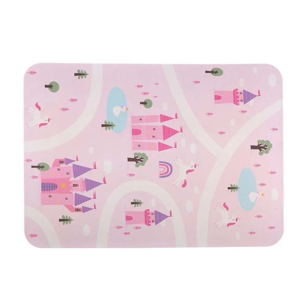 Tapete Infantil para Atividades Transfer - Rosa Vila Encantada