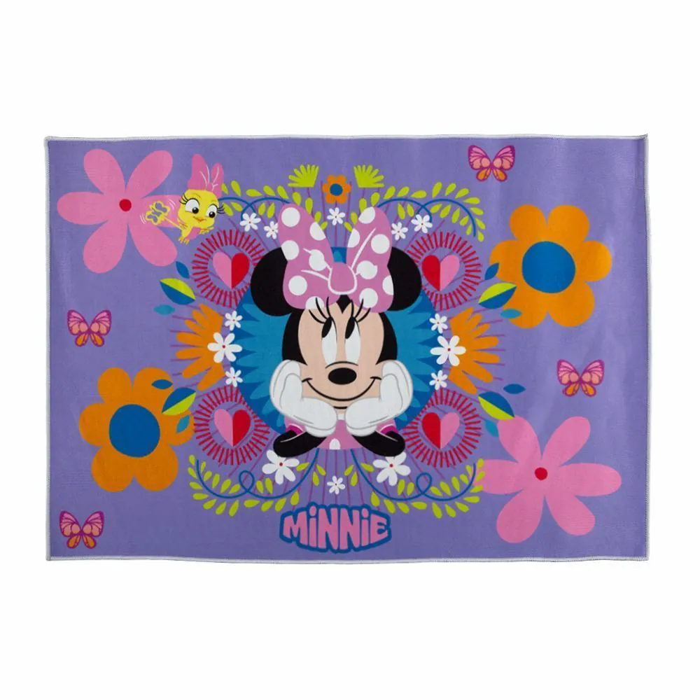 Tapete Infantil Joy Disney 70X100 cm - Minnie Primavera
