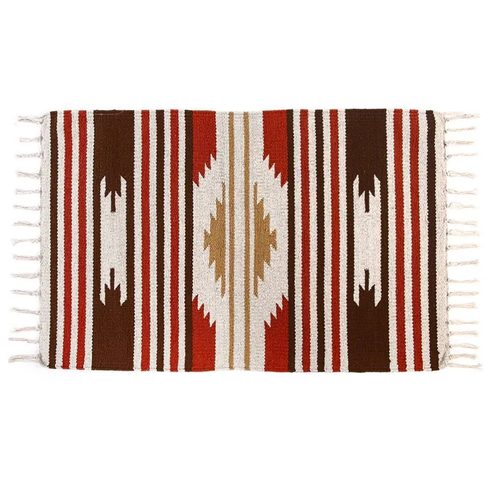 Tapete para Quarto e Sala Kilim 50X80 Cm - Terracota TI